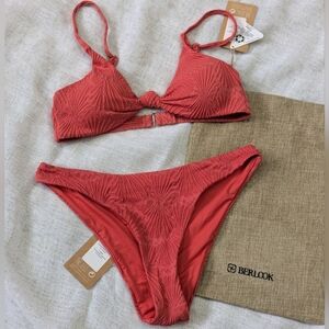 Berlook, NWT /Jacquard Knot Bikini Set
